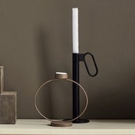 丹麥Nordal 橢圓框工業風支架燭台