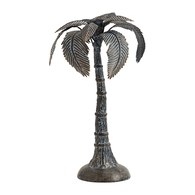丹麥Nordal 古銅棕櫚樹燭台 (直徑25公分)
