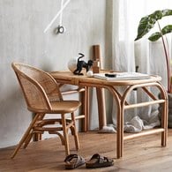 丹麥Nordal Bali兒童藤編包背單椅