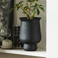 丹麥Nordal ADONY 黑色鐵製花器 (小)