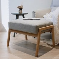 丹麥Tolv 北歐休閒布面椅凳 (灰)