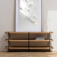 丹麥Tolv Humla 立體邊緣多層置物展架 (橡木)