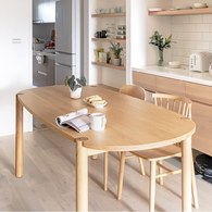 丹麥Tolv Cove橢圓型膠囊餐桌 (橡木)