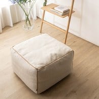 丹麥Tolv 假日沙發豆腐凳 (米)