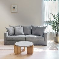 丹麥Tolv Sloopy自由氣息法式三人沙發(灰)