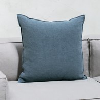 丹麥Tolv 棉麻抱枕 (60x60、墨灰)