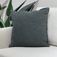 丹麥Tolv 棉麻抱枕 (50x50、藍綠)