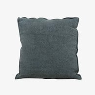 丹麥Tolv 棉麻抱枕 (50x50、藍綠)