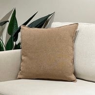 丹麥Tolv 棉麻抱枕 (50x50、摩卡)