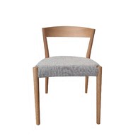 丹麥Tolv 一字靠背單椅 (布面/暖灰)