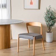 丹麥Tolv 一字靠背單椅(皮革/鐵灰)