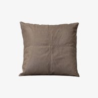 丹麥Tolv 皮革抱枕 (60x60、深褐色)