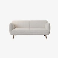 丹麥Tolv 柔軟線條布面2.5人沙發 (亞麻色)