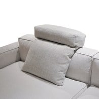 丹麥Tolv Baker積木移動式頭靠枕(混麻灰)