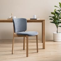 丹麥Tolv Pinta寬厚椅背單椅 (瀝青色貓抓布)