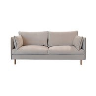 丹麥Tolv Weekend北歐假日風情沙發(米色貓抓布/190公分)