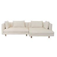 丹麥Tolv Sequel 簡約永恆右向L型沙發 (亞麻色、280公分)