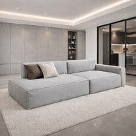 丹麥Tolv Baker積木布面沙發 (灰色貓抓布)