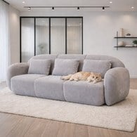 夏馬Shiamal Home 圓舞曲3人沙發 (迷霧灰)
