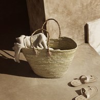 丹麥Tine K Home 棕梠葉編織提籃