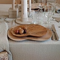 丹麥Tine K Home 豆形柚木托盤M