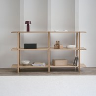 丹麥 Tolv Farnsworth簡約平面層架(橡木)