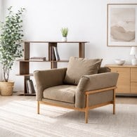 丹麥Tolv Timm提姆單人沙發(土棕貓抓布)