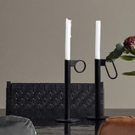 丹麥Nordal 圓框工業風支架燭台