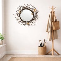 美國MichaelAram工藝飾品 銀杏蝴蝶系列圓鏡