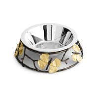 美國Michael Aram 銀杏蝴蝶翅膀寵物碗