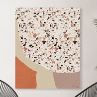 美國TwoPalms 峽谷砂石抽象拼貼掛畫 (64公分)