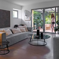 義大利HORM ALBINO FAMILY 大理石咖啡桌 (黑、直徑90公分)