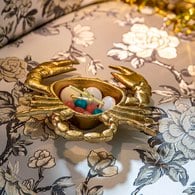 荷蘭 BoldMonkey 螃蟹金屬托盤擺飾