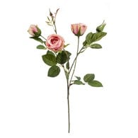 荷蘭Emerald人造花藝粉紅玫瑰 (長60公分)