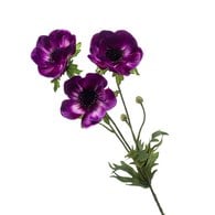 荷蘭Emerald人造花藝 銀蓮花-紫色 (75cm)