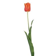 荷蘭Emerald人造花藝 法國鬱金香-橘紅色 (66cm)