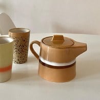 荷蘭 HkLiving 70年代寫意復古茶壺 (棕)