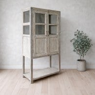 荷蘭RawMaterials 石灰洗兩門高櫃 (高92公分)