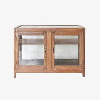 荷蘭RawMaterials 柚木雙門展示櫃