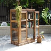 荷蘭RawMaterials 直紋造型長型櫃 (高140公分)