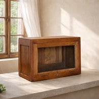 荷蘭RawMaterials 柚木上掀展示櫃