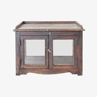 荷蘭RawMaterials 邊框柚木雙門展示櫃