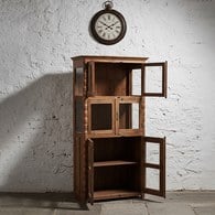 荷蘭RawMaterials 柚木六門玻璃櫃