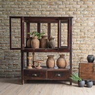 荷蘭RawMaterials 玻璃展示高櫃