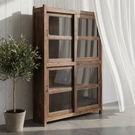 荷蘭RawMaterials 柚木拉門高櫃