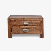 荷蘭RawMaterials 柚木兩格抽屜矮櫃