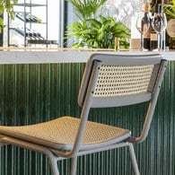 荷蘭Zuiver 霍爾特藤編中島椅 (灰)