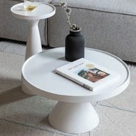 荷蘭Zuiver Floss時髦沙龍咖啡桌 (白)