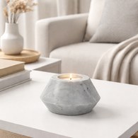 泰國DesignersField 淺灰色大理石燭台