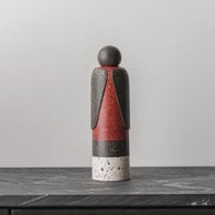 夏馬選物Shiamal Select暹羅僧侶藝術擺飾 (黑紅、高26.5公分)